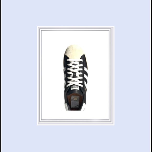 New Men\'s Adidas Superstar Blue & White Athletic Shoes/Sneakers, 10 main image 12